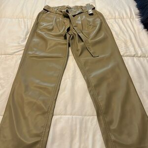 HUDSON Faux Leather Pants